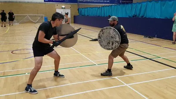 Sword and Shield combat with Andreas Petrides